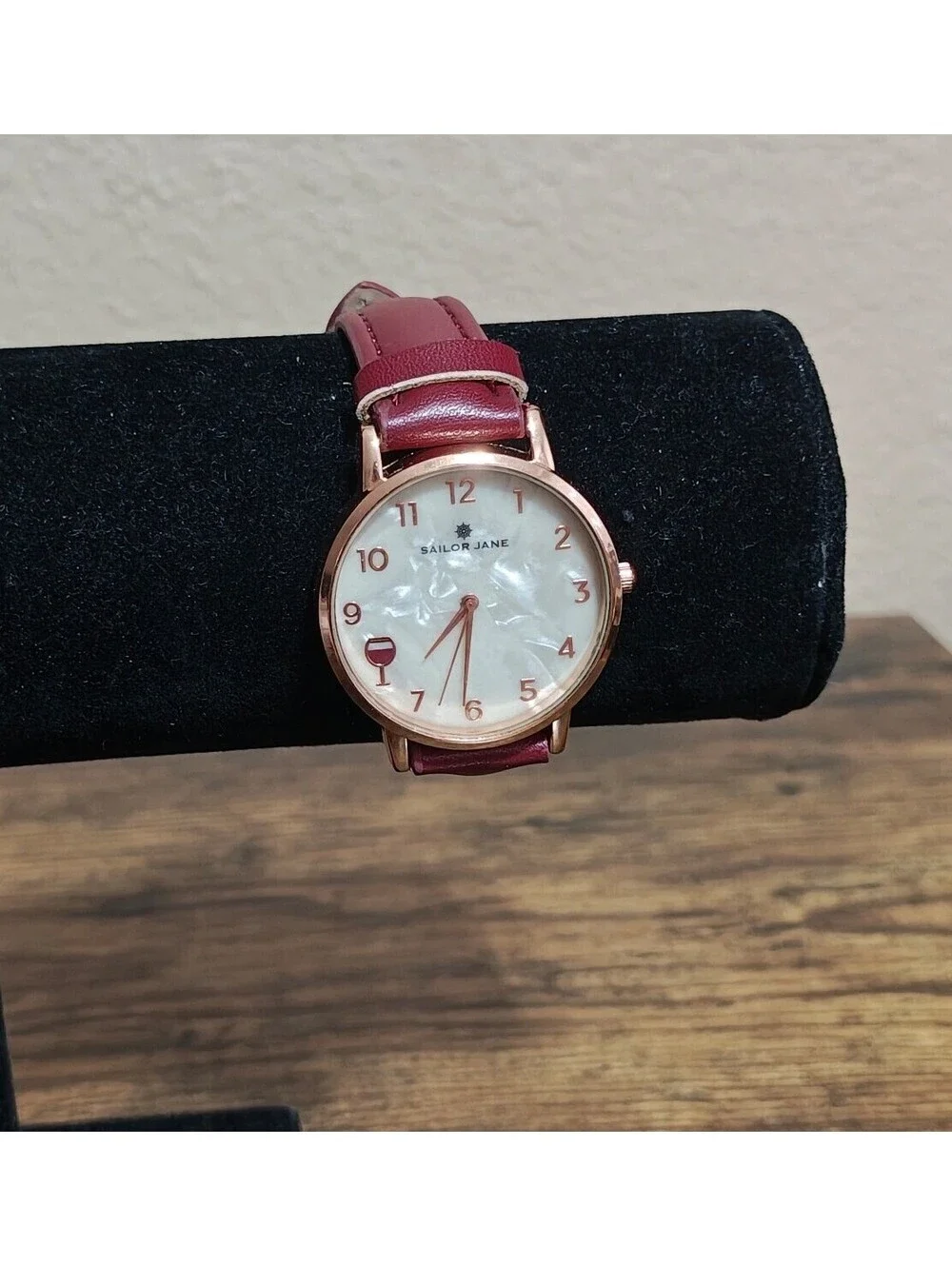 Sailor Jane Red Wine Themed Ladies Watch